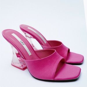 ZARA PINK HEELS Size 39